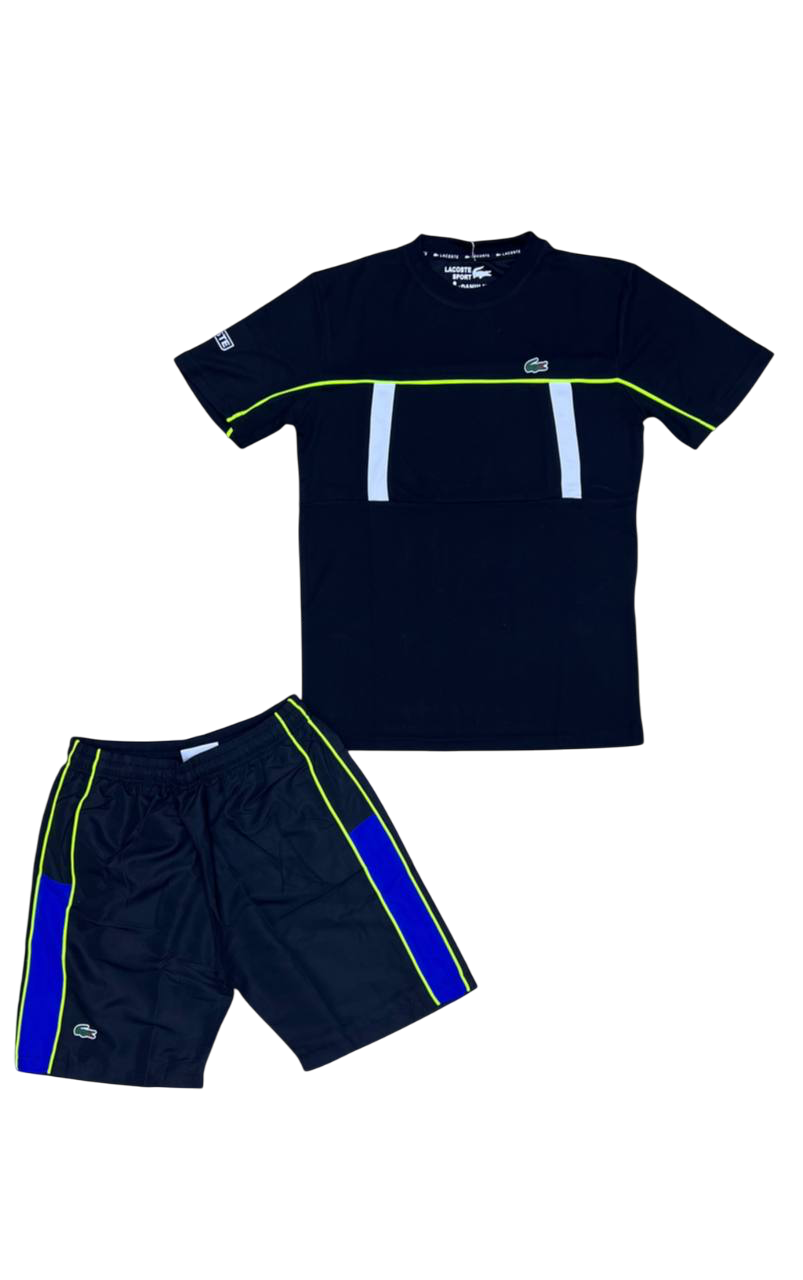 Complete summer Lacoste black yellow