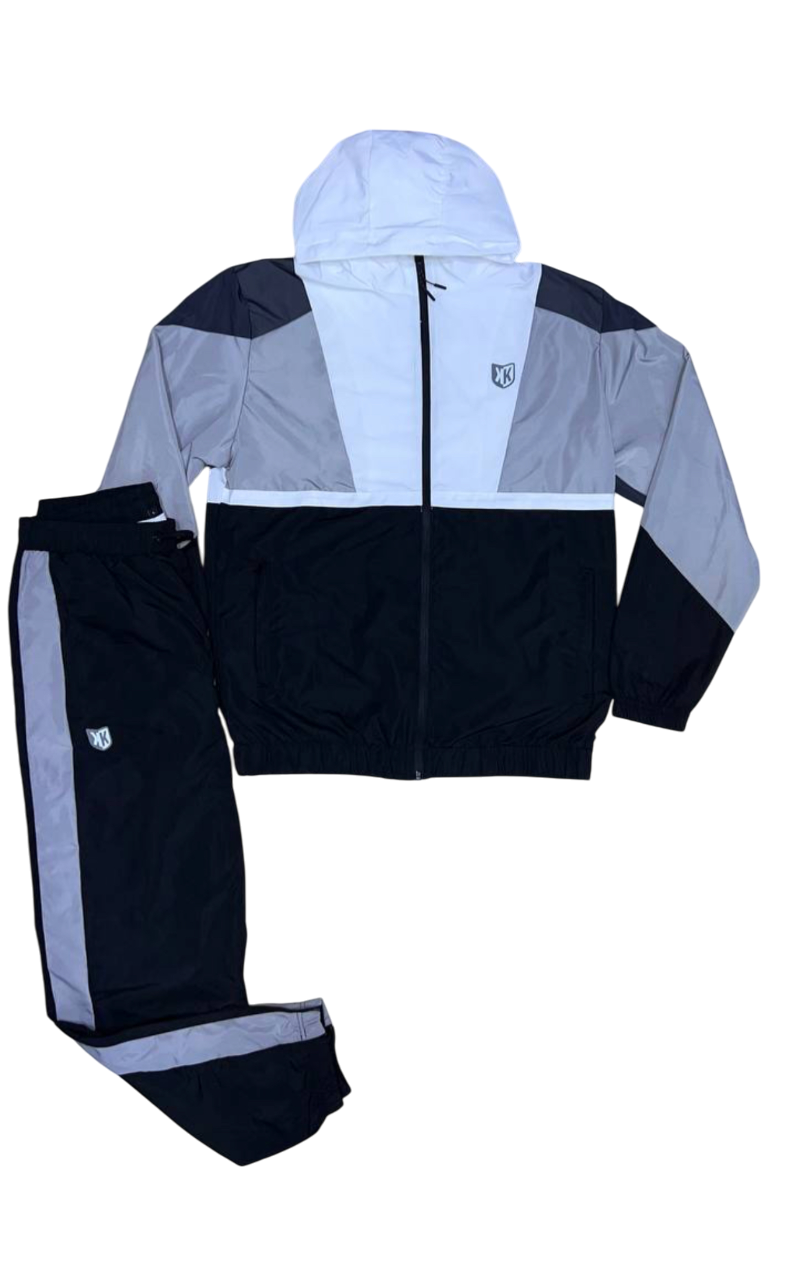 TRACKSUIT FK WHITE GREY BLACK