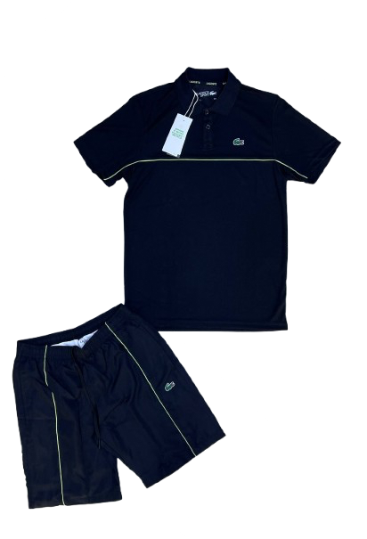 Complete summer black Lacoste polo