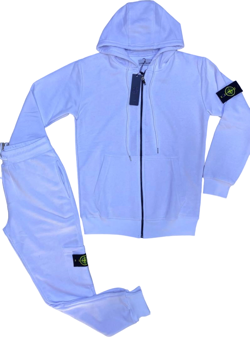 Tuta Stone Island Bianca
