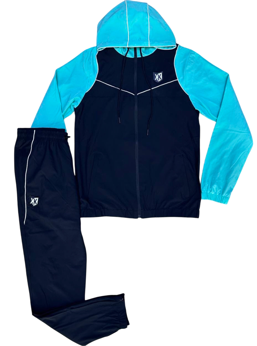 TRACKSUIT footkorner sky blue-black