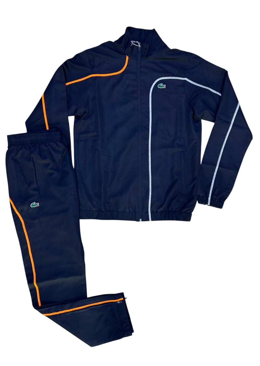 Tracksuit Lacoste orange-black