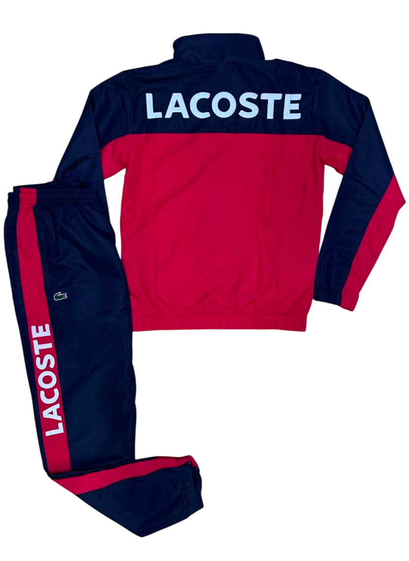 Tracksuit Lacoste red-black