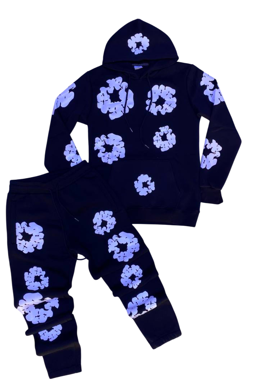 Tracksuit Denim Dears black