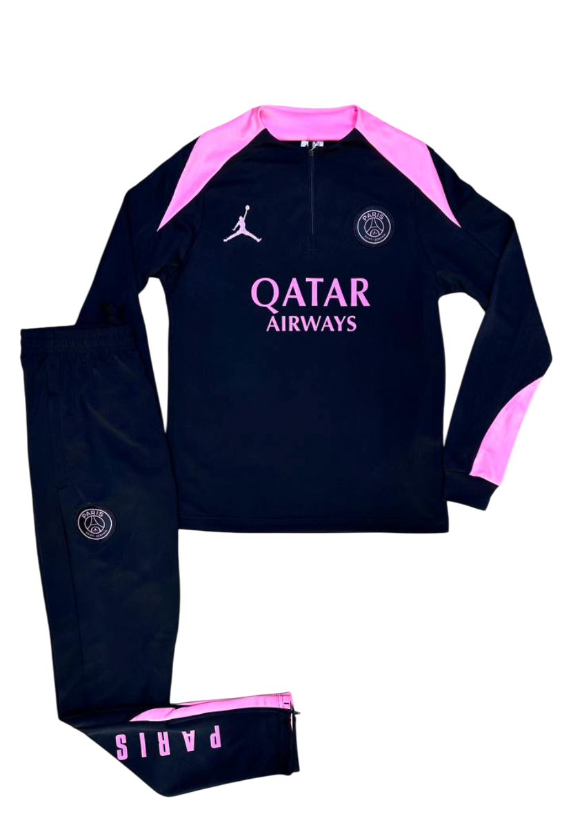 Tuta PSG black-pink 2025