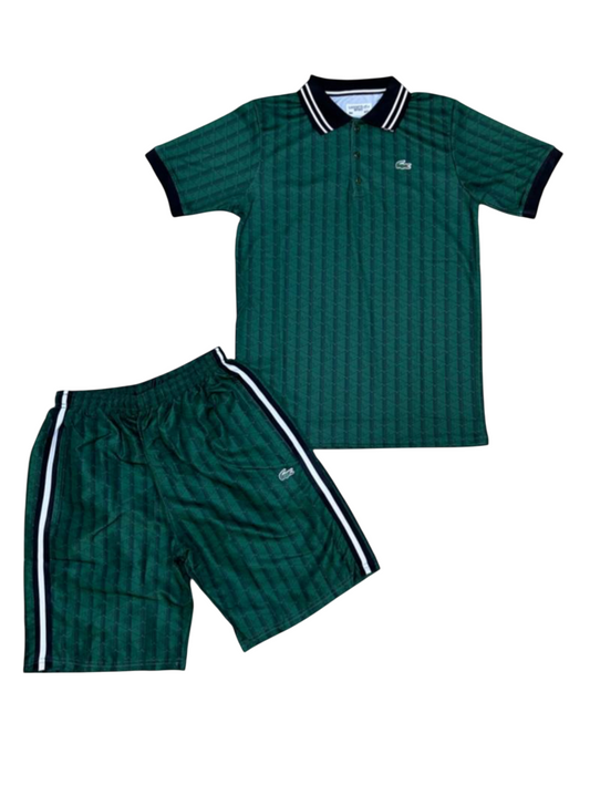 Complete Summer Polo Lacoste Monogram green