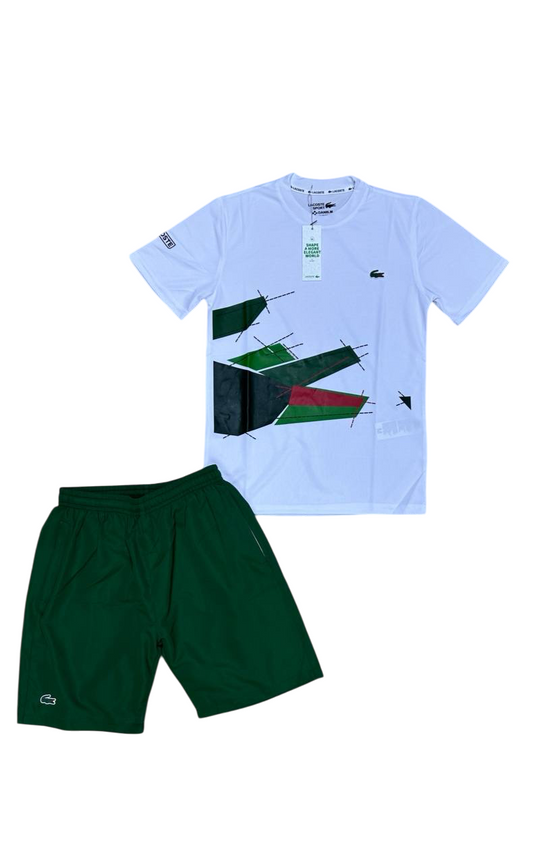 Complete summer Lacoste white-green