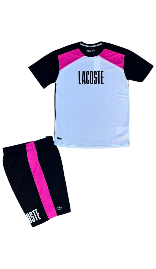 Complete summer Lacoste black white pink