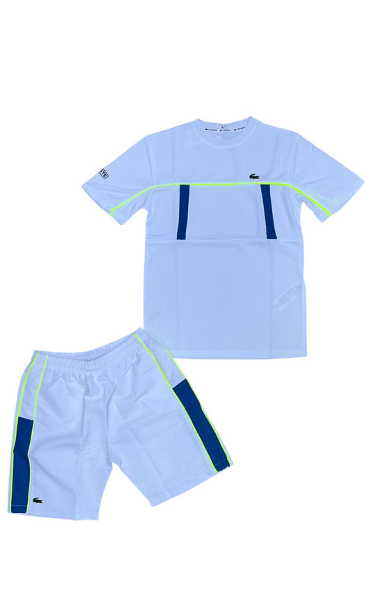 Complete summer Lacoste white yellow