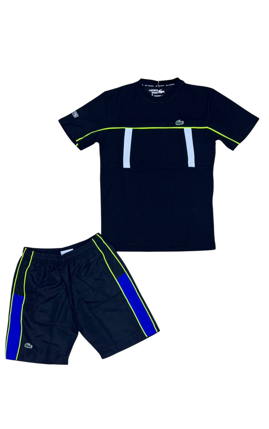 Complete summer Lacoste black  yellow