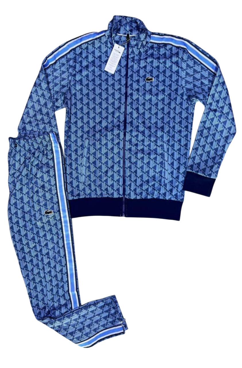 Tracksuit lacoste Monogram sky blue