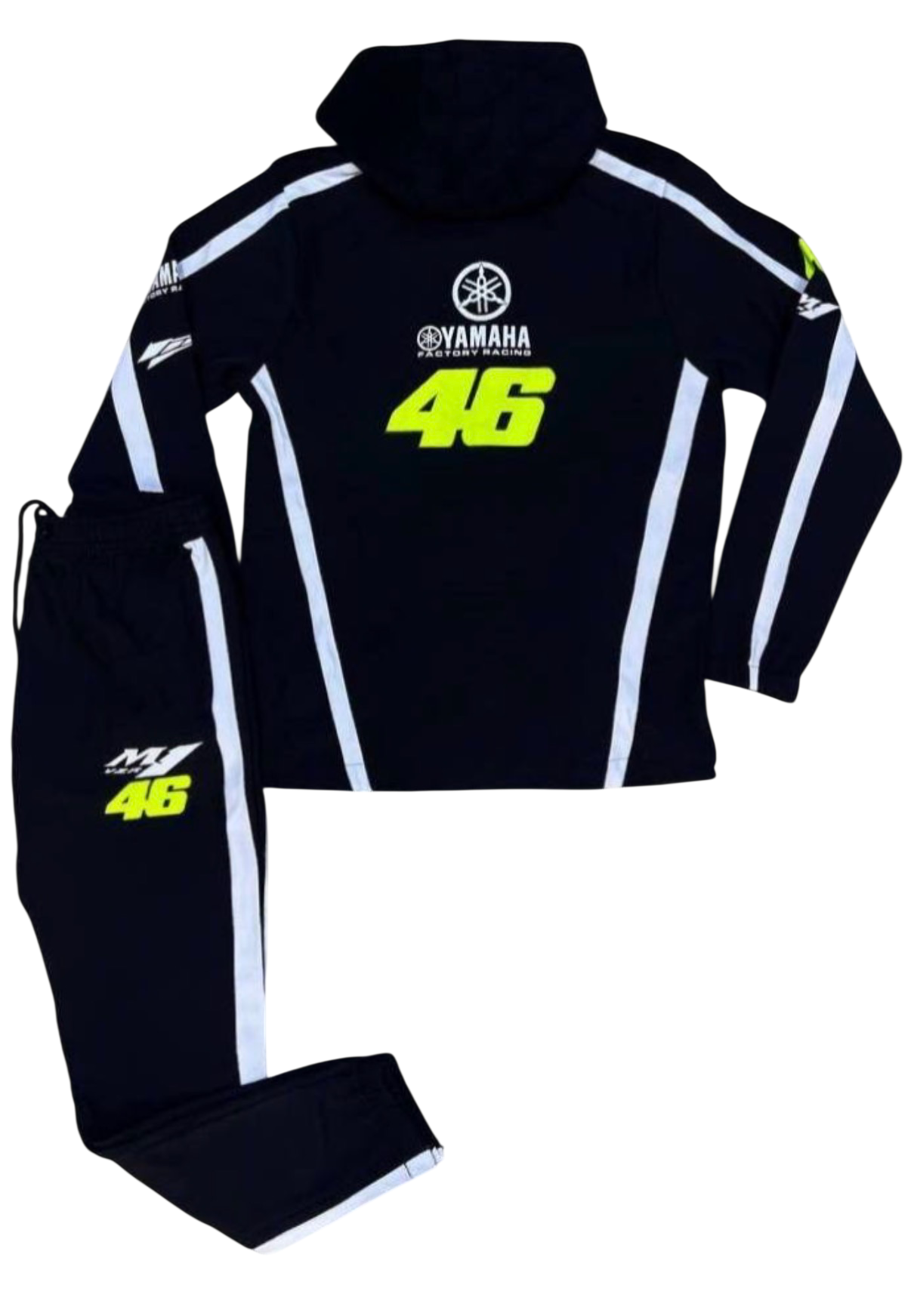 Tracksuit Yamaha black-white