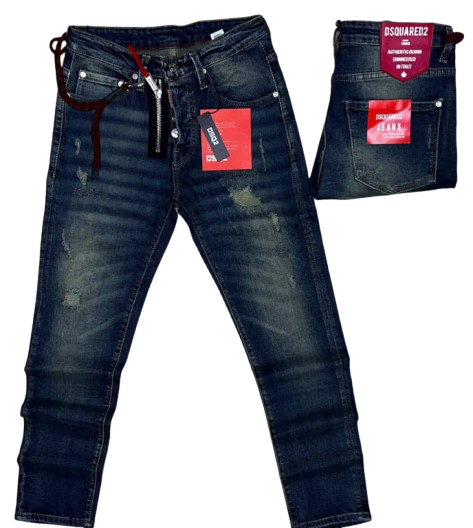 Jeans dsquared red black