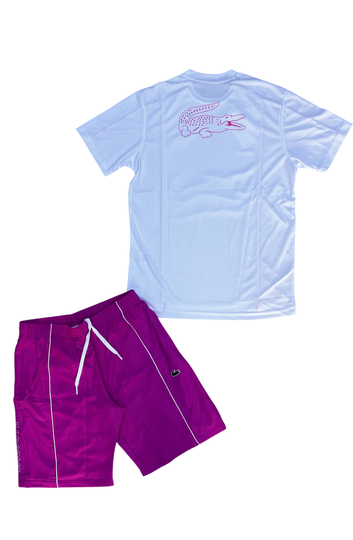 Complete summer Lacoste white pink