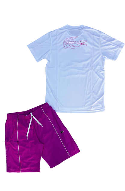 Complete summer Lacoste white pink