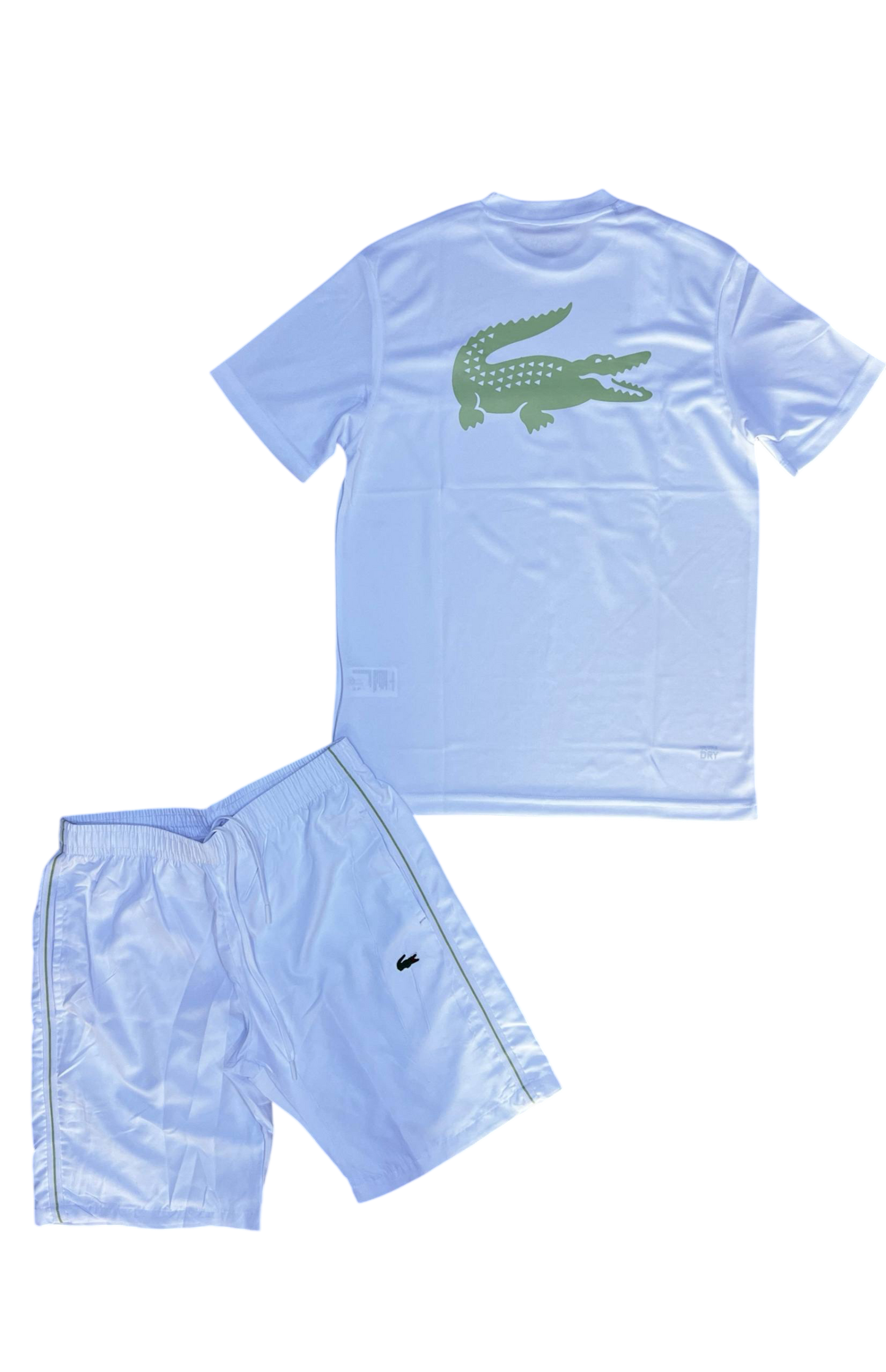 Complete summer Lacoste white green