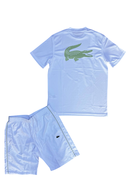 Complete summer Lacoste white green