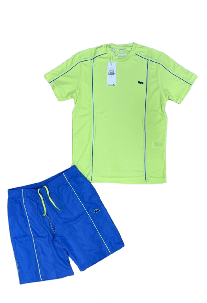Complete summer Lacoste yellow blue