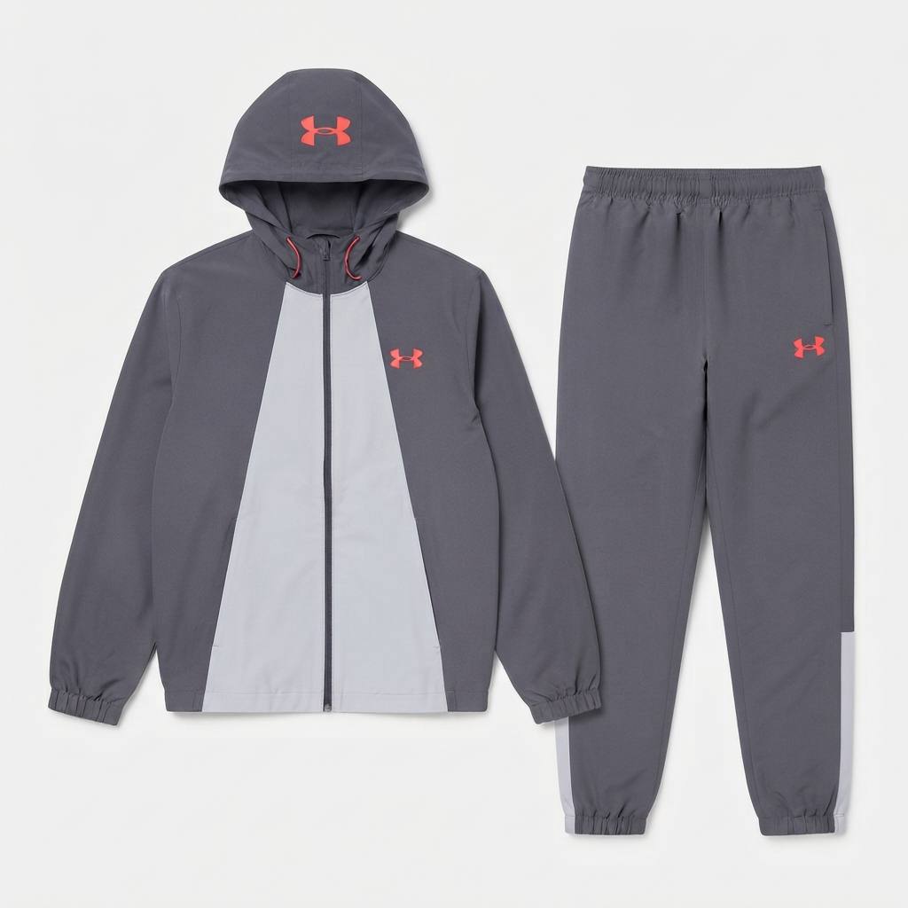 Tracksuit Under Armour grey red