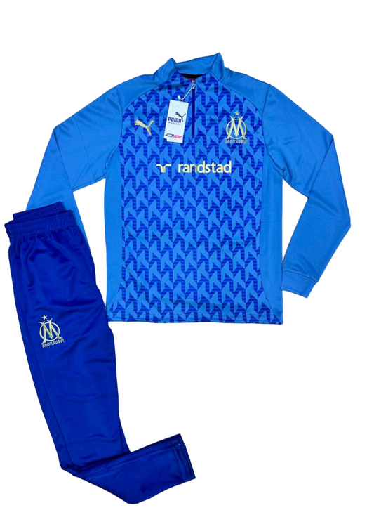 TRACKSUIT MARSIGLIA BLUE - WHITE