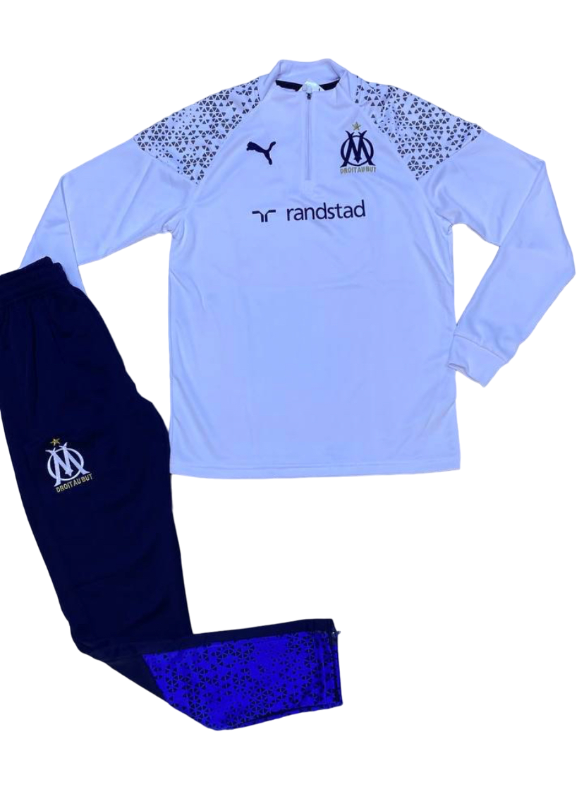 TRACKSUIT MARSIGLIA BLUE - WHITE