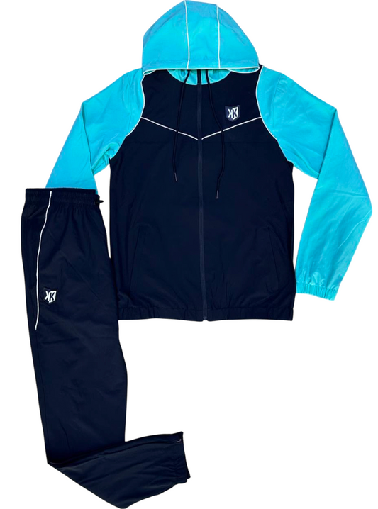 TRACKSUIT footkorner sky blue-black