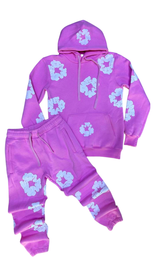 Tracksuit Denim Dears pink