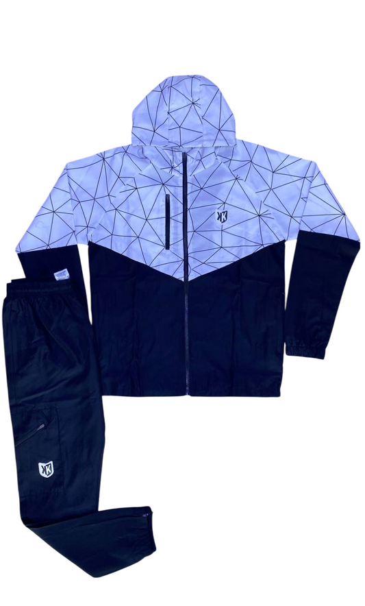 Tracksuit FK spider white-black
